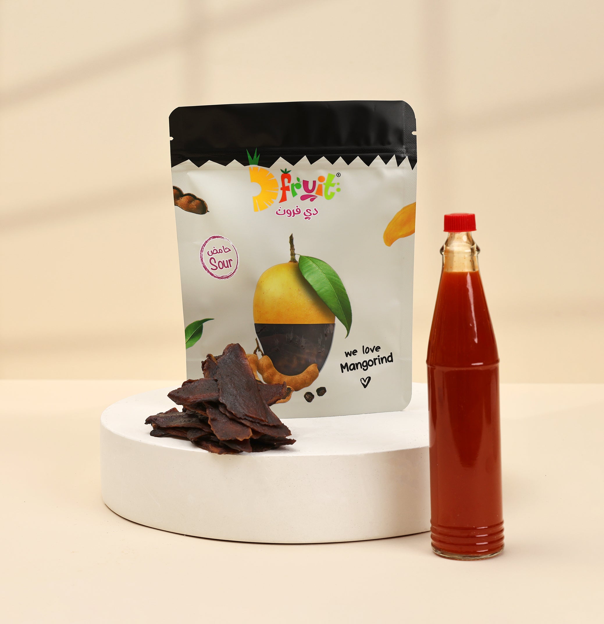 Dried Mangorind with hot sauce